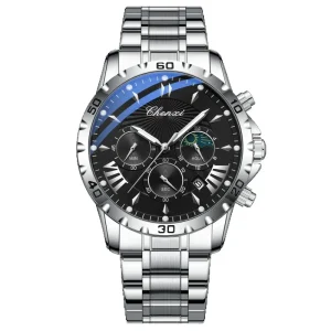 Elegant Design Men’s Watch with Multi Functional Chronograph Automatically Mechanism Luminous and Water Resistant Watch