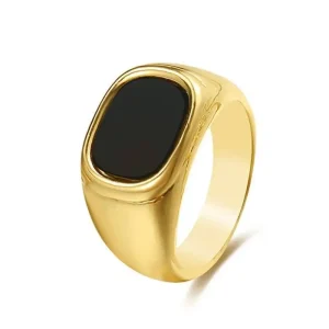 Elegant Jewelry Unisex Style Fashionable Titanium Steel Ring Simple Smooth Oil dripping Couple Ring Popular Jewelry
