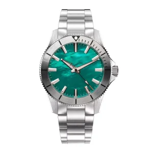 Elegant Luxury Men’s Waterproof Wristwatch with Custom Logo Automatic Mechanical Movement Metal Bezel