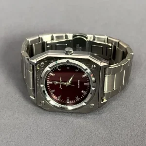 Elegant Small Dial Minimalist Retro Business Mechanical Men’s Watch Square Steel Band Waterproof