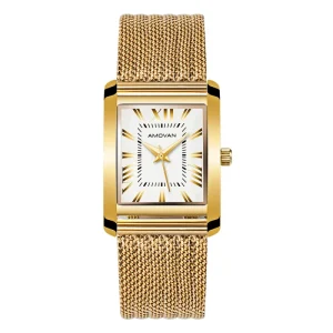 Elegant Women’s Watch Square Case Dial Stylish Stainless Steel Band and Quartz Movement Classic Luxury Charm
