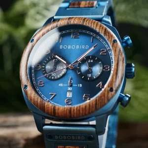 Environmentally Friendly Japanese Movement Eco Fashion Anniversary Gift Handmade Classic Waterproof Wood Watch
