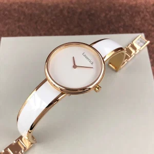 European Style Stainless Steel Women’s Wristwatch 30mm Simple White Dial Girls Business Divers Relojes