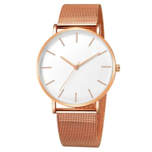 Explosion Model Europe and the United States Simple Fashion Men Luxury Watches Mesh Strap Steel Strap Quartz Watch
