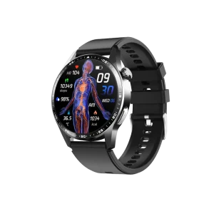 F400 Smart Watch ECG Uric Acid Lipid Monitor Wireless Calling IP67 Waterproof Magnetic Charging Android IPS Display for Elderly