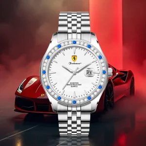 F8450 Automatic Mechanical Men’s Watch 41mm Dial 20mm Stainless Steel Sapphire Crystal Bezel 50M Water Resistant