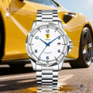 F8911 Men’s Automatic Watch 50M Waterproof Stainless Steel Sapphire Crystal 43mm Business Mechanical