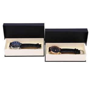 FADELI PACKING FSC Custom logo Pu Paper Watch Packaging Box Pocket Watch Box