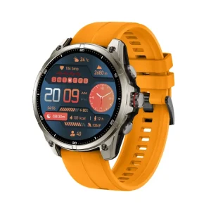 FT66 Outdoor Sports Smartwatch for Men 1.43″ AMOLED GPS Flashlight Compass Silica Gel Health Monitor Smartwatch