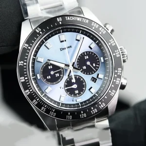 Factory 100m Waterproof Blue Stainless Steel Luxury Quartz Watch Men’s Diving Watch Pointer Business Fashion Style