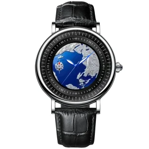Factory Alloy Watch Luxury Men Mechanical Automatic Skeleton Watch Wristwatch