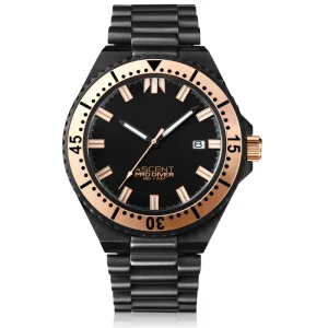 Factory Automatic Luxury Men’s Dive Watch Stainless Steel Band Sapphire Crystal Dial Water Resistant 10 Bar