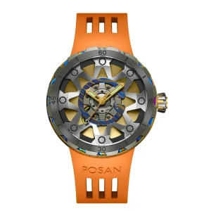 Factory Classic Men Damascus Titanium Chronograph Mechanical Watch Tourbillon Design Automatic Movement