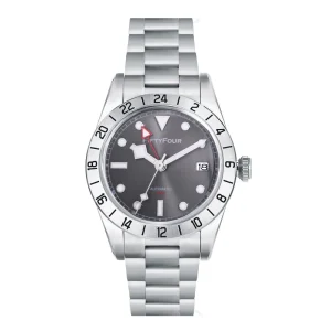 Factory Custom GMT Automatic Mechanical Diving Watch For Men Stainless Steel Bracelet Luminous Business Wrist Watch
