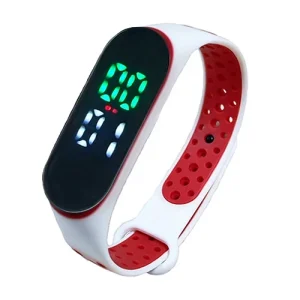 Factory Customized RFID NFC LED Waterproof Countdown Reminder Wristband Watch With Timing Vibration For Access Control Ticketing