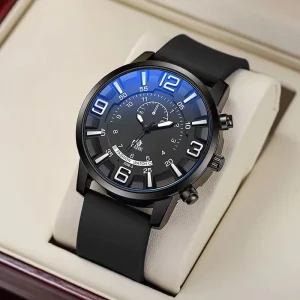 Factory Direct Casual Quartz Watch Three-Dimensional Digital Blue Light Glass Versatile