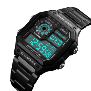 Factory Direct Deal Multi function Waterproof Luminous Running Sports Digital Watch