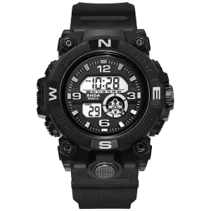 Factory Direct Ins Style Fashion Electronic Watch Korean Male Female Students Multifunctional Sports Alarm Plastic