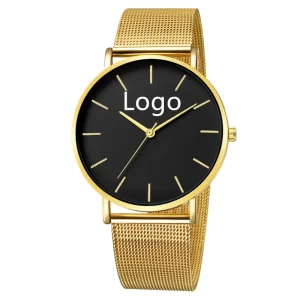 Factory Direct Men’s Women Unisex Elegant Quartz Watches Simple Mesh Strap Popular Business Style 40mm Dial Wrist Watches