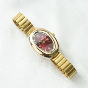 Factory Direct New Luxury High End Women’s Fashion Quartz Stainless Steel Band Pointer Dial Simple Oval Watch