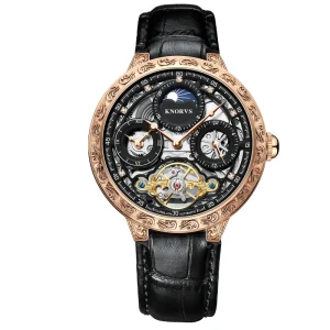 Factory Direct Sale K012 Men’s Watch Craftsmanship Tourbillon Multifunctional Waterproof Mechanical Watch for Men