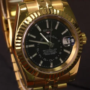 Factory Direct Seiko Model NH35 Automatic Mechanical Luxury Fashion Men’s 39mm Luminous Stainless Steel Pointer 20mm Band Watch