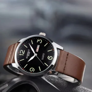 Factory Dropshipping Leather Watches Men Wrist Quartz Waterproof Mens Watches