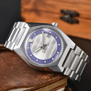 Factory Fashion Automatic Mechanical Watch with Stainless Steel Band Design