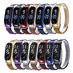 Factory LED Wrist Watch Fashion Watch High Quality Sports Waterproof Touch Digital Bracelet Watch