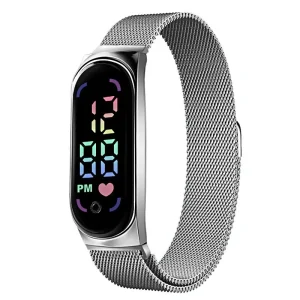 Factory LED Wrist Watch Fashion Women Watch Sports Waterproof Touch Digital Bracelet Watch