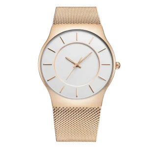 Factory Luxury Men’s Watch Custom Logo Personalized Wrist Watch Alloy and Steel Leather for Business Use