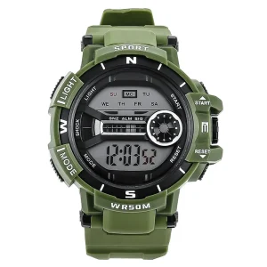 Factory Men Digital Watches 5ATM Waterproof Sport Watch