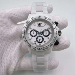 Factory Mens Watch 3836 Automatic Mechanical Sapphire Glass Ceramics Male Wristwatch