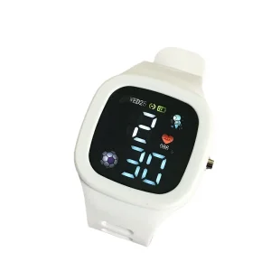 Factory Minimalist Preppy Style Electronic LED Digital Square Watch Gifts Kids Children Boys Girls