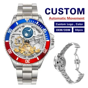Factory New Automatic Mechanical Watch Water Resistant Private Label Watch