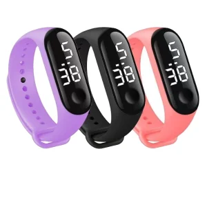 Factory New Cartoon LED Luxury Oval Sport Digital Watch