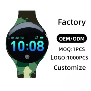Factory OEM Unisex Smartwatch AMOLED Sleep Tracker Alarm Clock Magnetic Camo Design Screen Heart Rate Monitor Custom Dial Logo