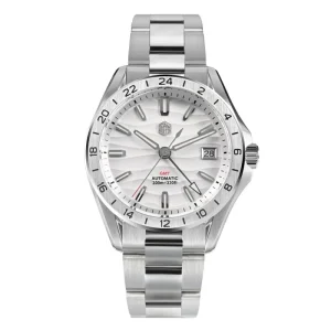 Factory Price San martin Vintage Business Matt NH34 GMT 10atm Diver Mechanical Automatic Stainless Steel Watch Man for Sale