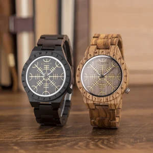 Factory Smart Wooden Watch Band Custom Wood Watch Custom Logo Minimalist Watch