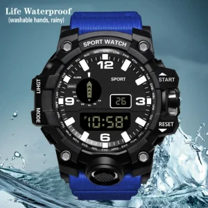 Factory Sports Unisex Electronic LED Digital Watch Casual Silicone Plastic Luxury Watch