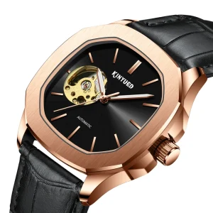 Factory Top Sale Kinyued J112 Fashionable Mens Wristwatch Luminous Waterproof Automatic Watch