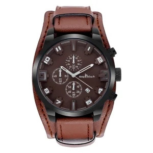 Fashion Business Luxury Men’s Watch Stainless Steel Wristwatch Waterproof Luminous Quartz Watch