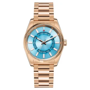 Fashion Business Mens Watches Stainless Steel Waterproof Calendar Quartz Auto Date