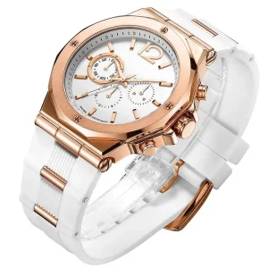Fashion Business Mens Watches Stainless Steel Waterproof Wristwatch Luxury Quartz