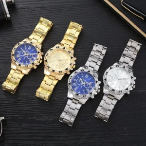 Fashion Casual Watch for Men Personalized Large Dial Charm Quartz Watches Cross Border Bulk Buy