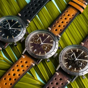Fashion Chronograph Leather Men Watch