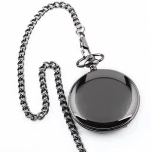 Fashion Classic Black Two faced Retro Quartz Pocket Watch Manufacturers Sales Large Pocket Watch Gift Table