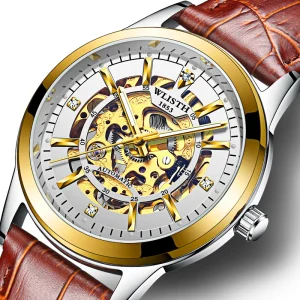 Fashion Design Classic Business Luxury Fashion Men Watch Waterproof Luminous Hollow Mechanical Watch