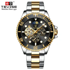 Fashion Designer Watch 43mm Dial Hollow Design Mechanical Movement Automatic Watches Casual Business Wristwatch