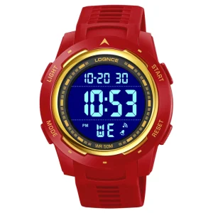 Fashion Dual Display Watches Men Casual Sports Chronograph Quartz Big Dial Wrist Watch Waterproof Relojes